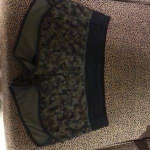 Camo lululemon speed short